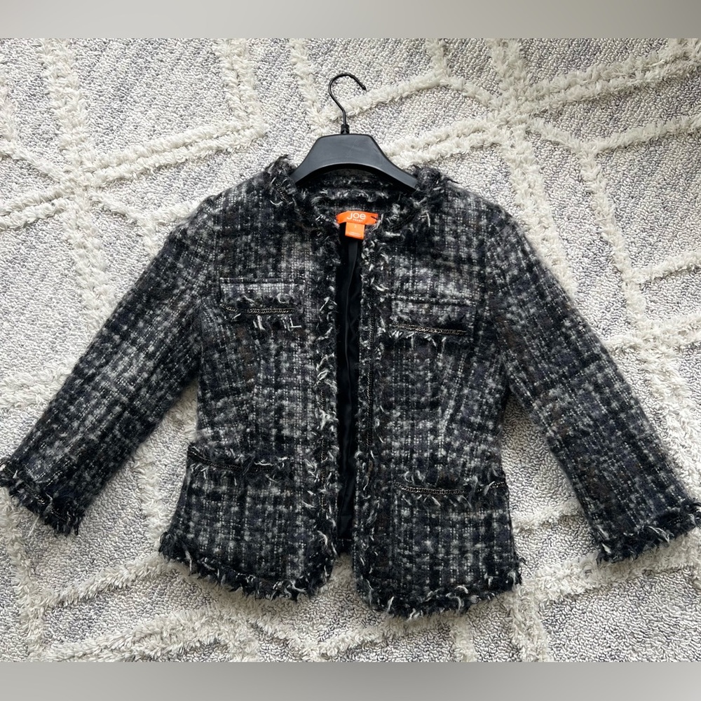 Joe Fresh Wool Tweed Jacket, US 2